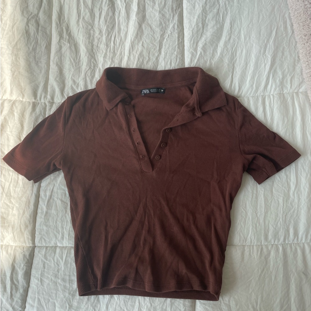 Zara Quarter Button up